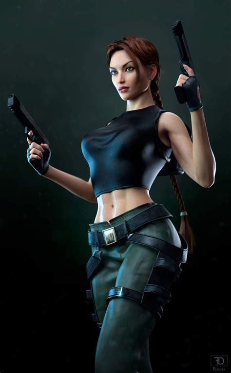 She gained many fans that had Lara Croft, the main character of the Tomb Raider game, as the star of their wet dreams. . Lara coft porn